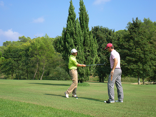 stage d'apprentissage du golf par le succès 